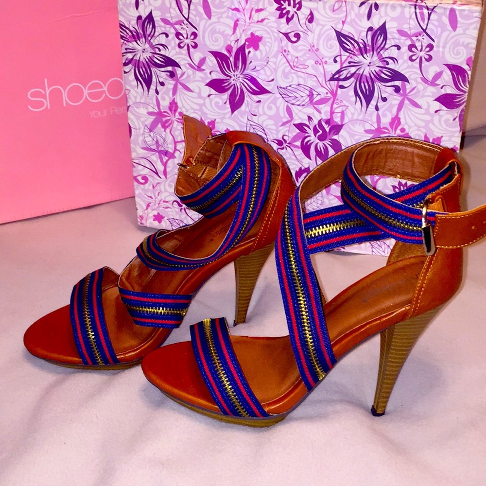 Strapped heels